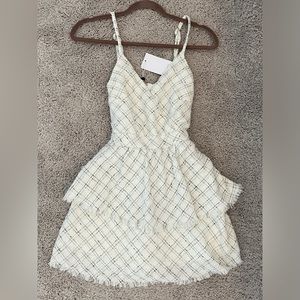 Lovers and Friends Nim Mini Dress in Ivory
